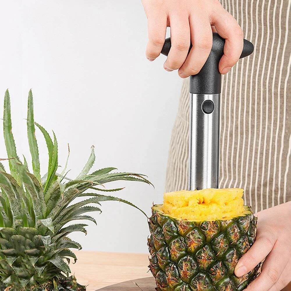 Kitchen Gadgets Vegetable Cutter - Точечная овощечистка для ананаса из нержавеющей