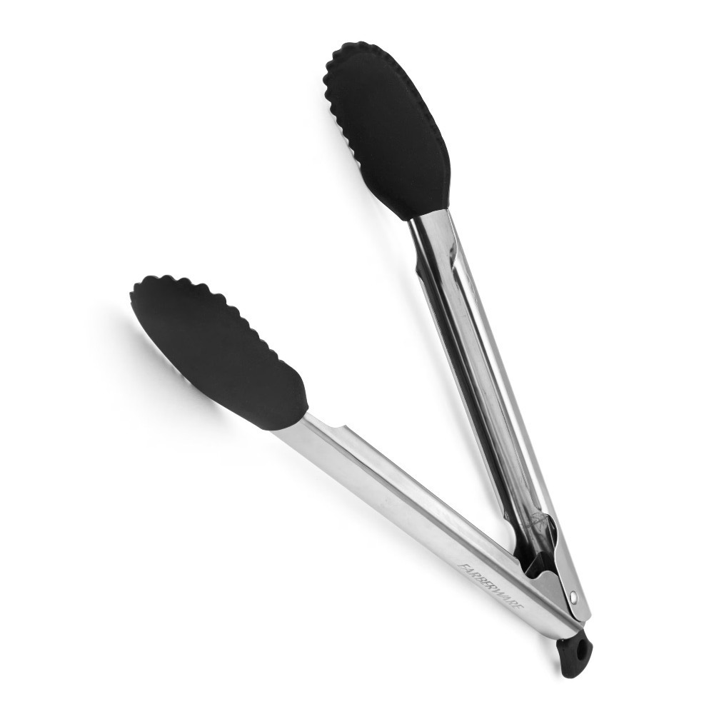 Kitchen Gadgets And Utensils - Кухонные щипцы с силиконовыми наконечниками, 11