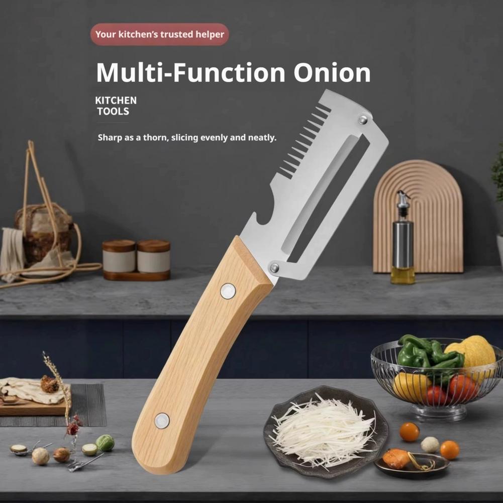 Vegetable Kitchen Gadgets - Многофункциональная овощечистка из нержавеющей стали с