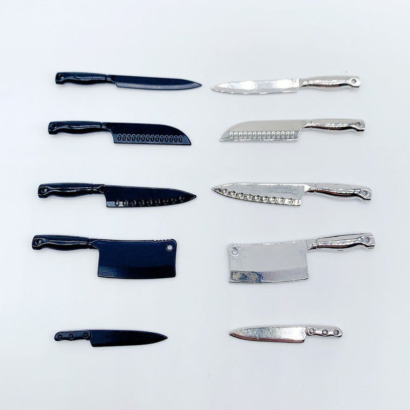 Kitchen Gadgets China - 1/12 кукольный домик, мини-ножи, модель кукольного