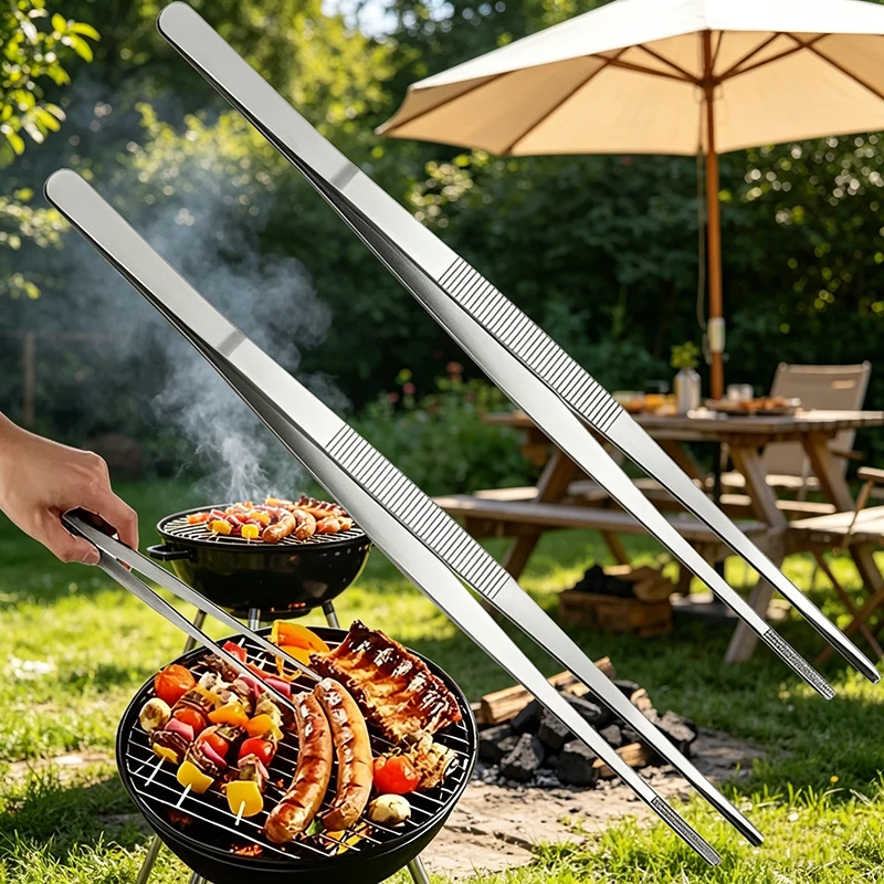 Kitchen Gadgets And Utensils - Многофункциональные щипцы для барбекю из нержавеющей