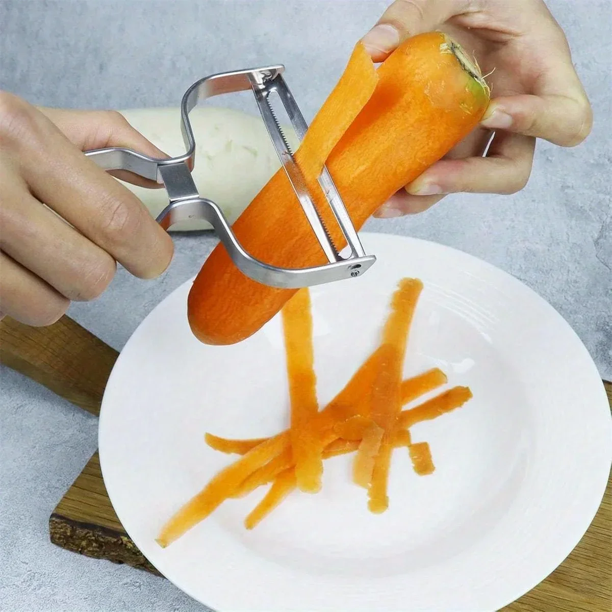 1 шт. Овощечистка из нержавеющ – обзор и цена Vegetable Kitchen Gadgets