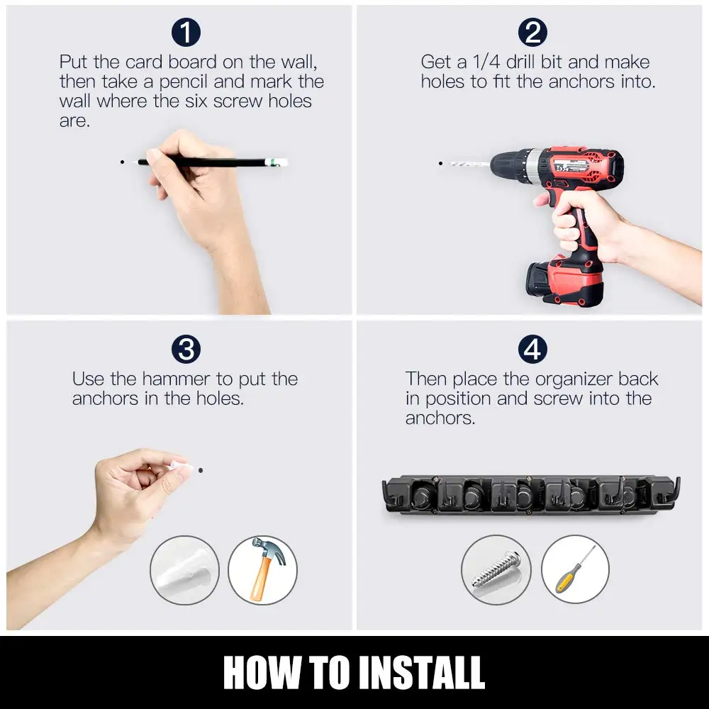 Настенный держатель для швабры – обзор и цена Kitchen Gadgets Hacks