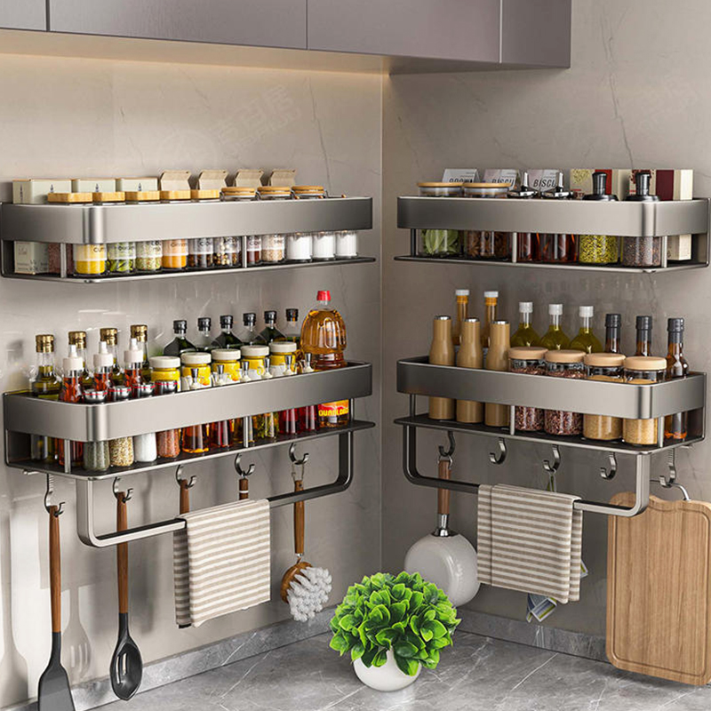 Алюминиевая кухонная полка-орг – обзор и цена Kitchen Gadgets Rack