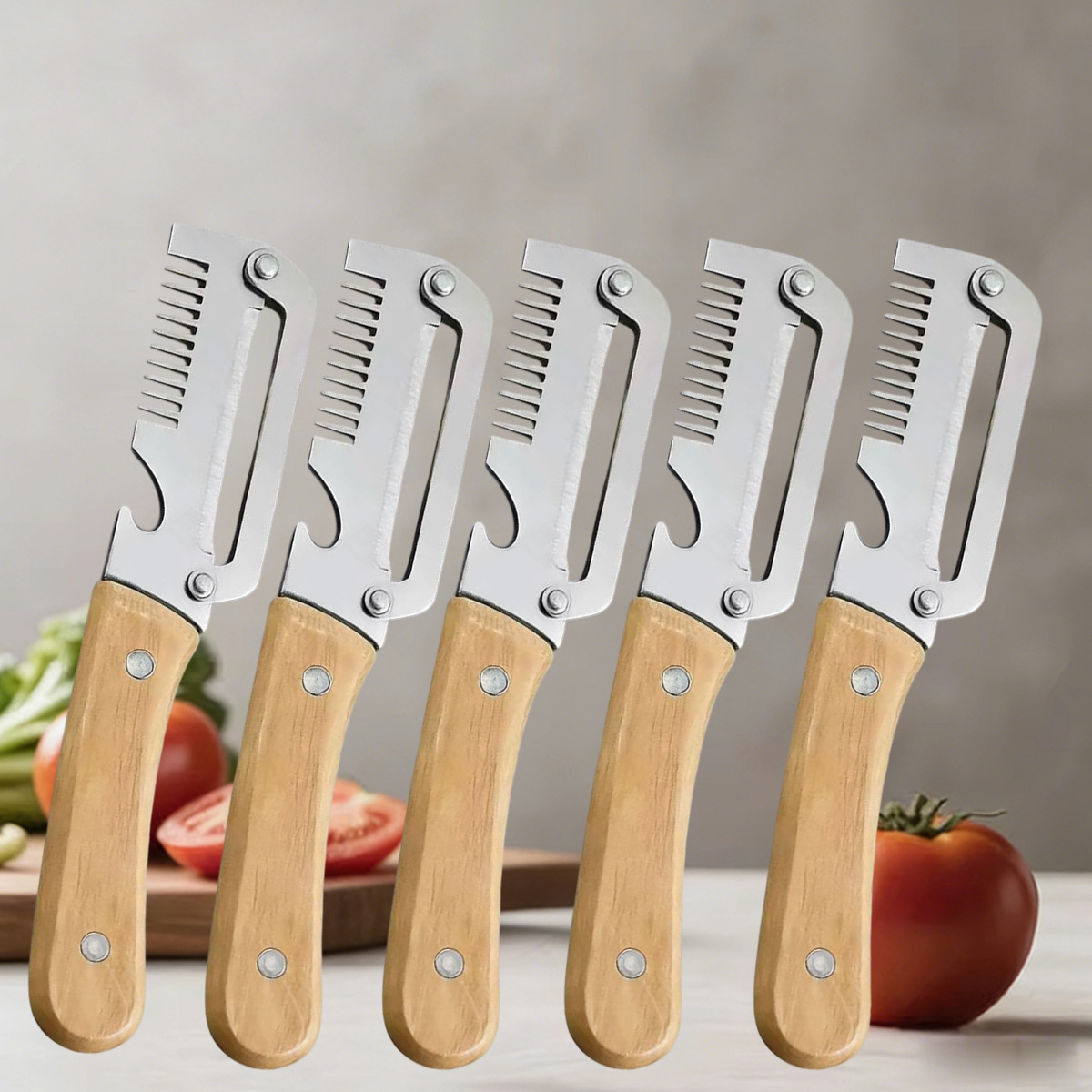 Набор из 6 овощечисток и слайс – обзор и цена Apple Corer Slicer