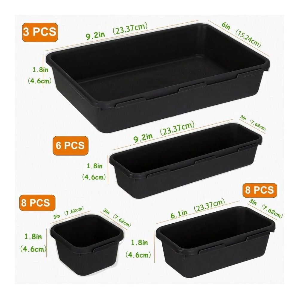Набор из 25 черных органайзеро – обзор и цена Kitchen Gadgets For Small Kitchens