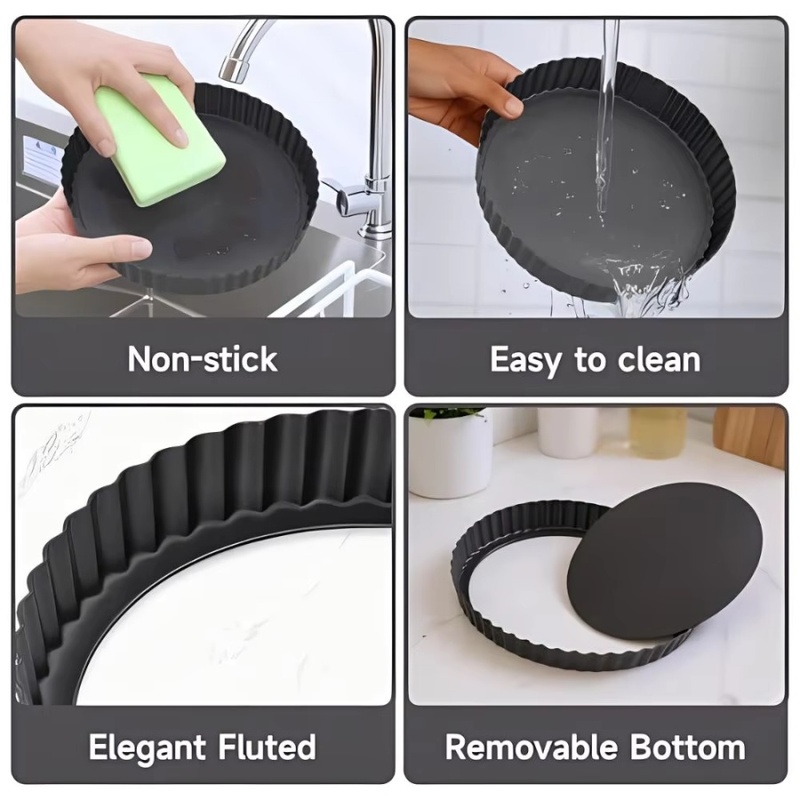 1 шт. Форма для тарта со съемн – обзор и цена Kitchen Gadgets Hacks